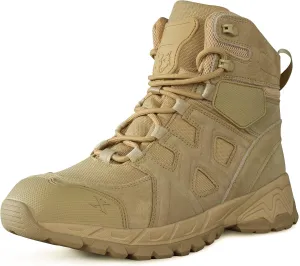 Men's Lightweight Tactical Hiking Boots Waterproof Military Outdoor Motorcycle Desert Boots Durable Comfortable for Combat Work All Season