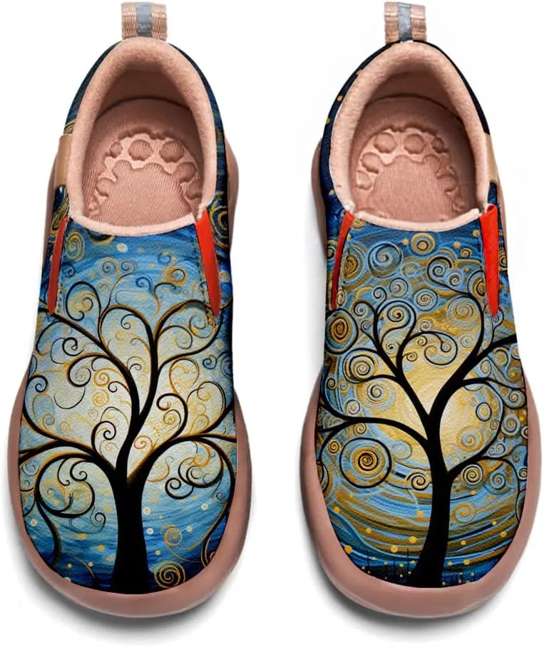 Mens Painted Travel Shoes Casual Loafers Walking Slip-Ons Comfortable Art Fashion Sneakers