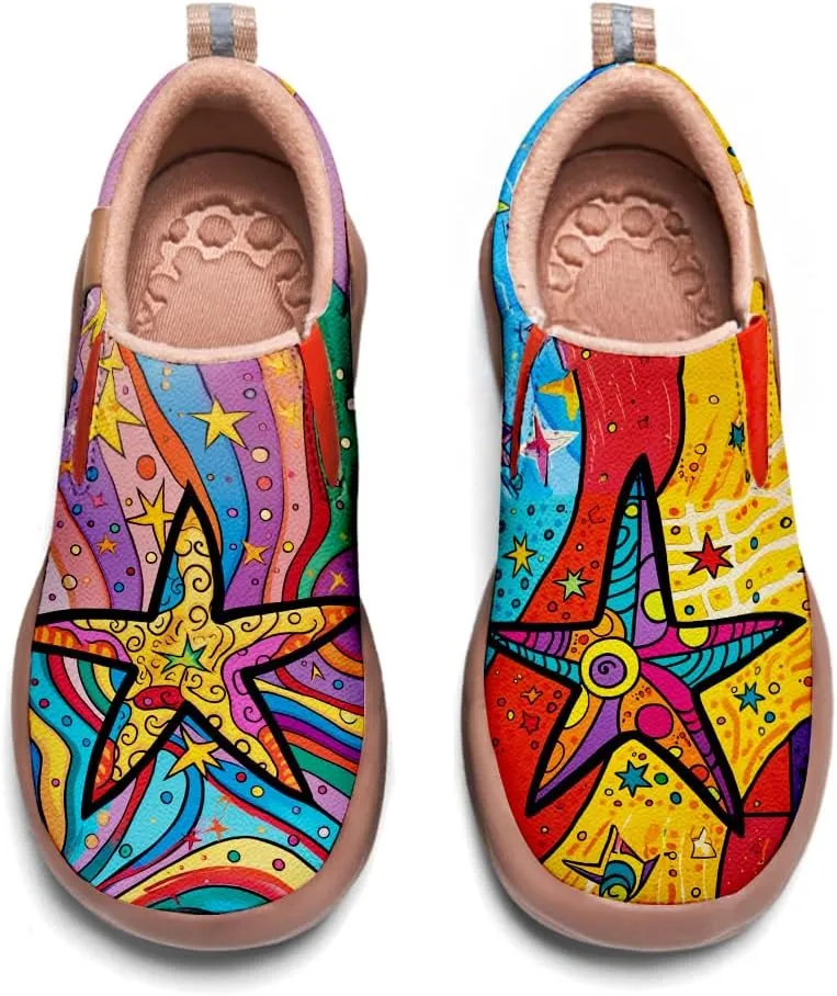 Mens Painted Travel Shoes Casual Loafers Walking Slip-Ons Comfortable Art Fashion Sneakers