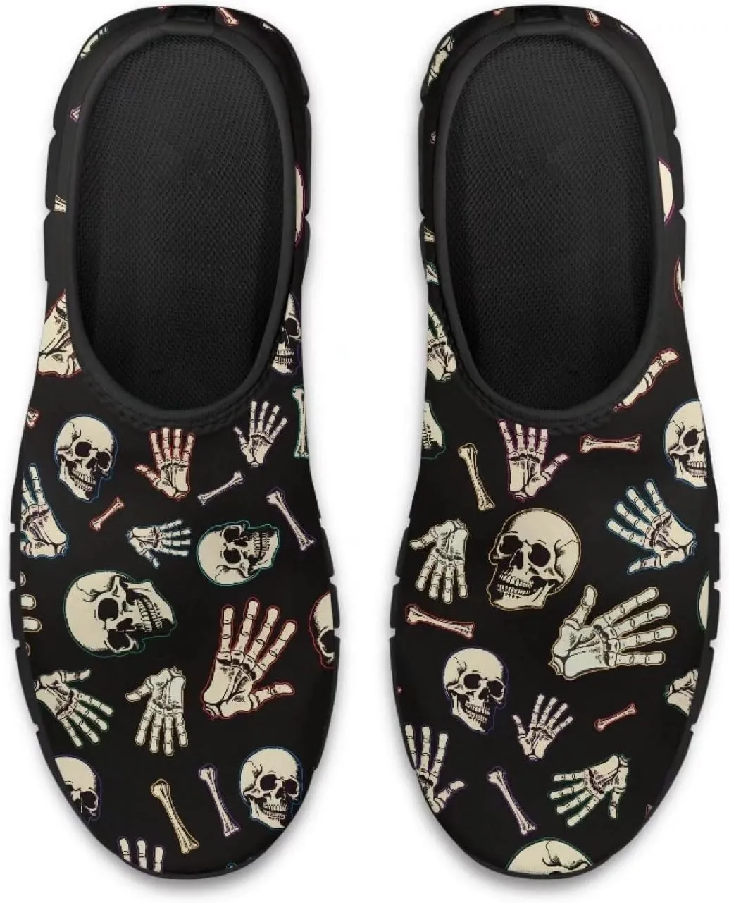 Mens Slip On Tennis Shoes Funny Print Comfortable Work Shoes for Men