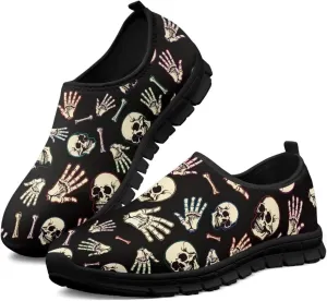 Mens Slip On Tennis Shoes Funny Print Comfortable Work Shoes for Men