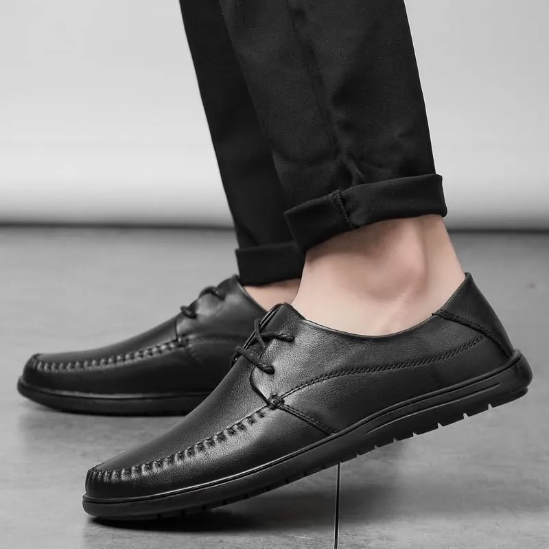 Mens Slip On Wingtip Oxford Shoes Men's Business Formal Derby Lightweight Sneakers