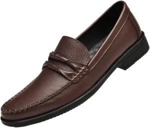 Men's Slip-Ons Loafers Mens Patent Leather Comfortable Dress Shoes Casual Business Derby Shoes for Men