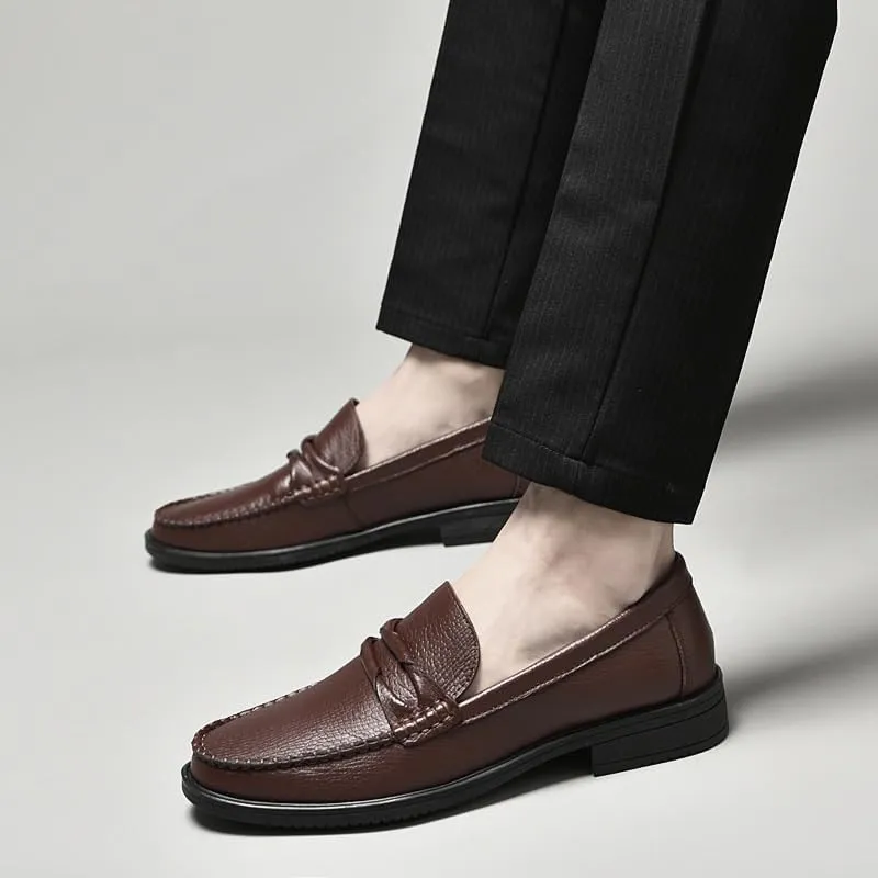 Men's Slip-Ons Loafers Mens Patent Leather Comfortable Dress Shoes Casual Business Derby Shoes for Men