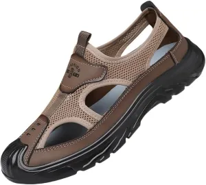 Men's Summer Mesh Slip-On Shoes | Breathable Driving Loafers for Beach & Outdoor Adventures | Lightweight Casual Footwear for Travel & Everyday Wear