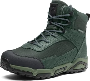 Men's Water-Resistant Work Boots Lightweight Tactical Boots Non-Slip Hiking Boots for Men