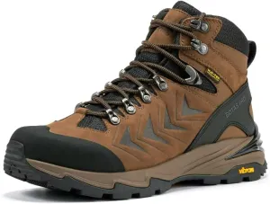 Men's Waterproof Hiking Boots, 6 Inch Slip Resistant Light Weight Outdoor Boots