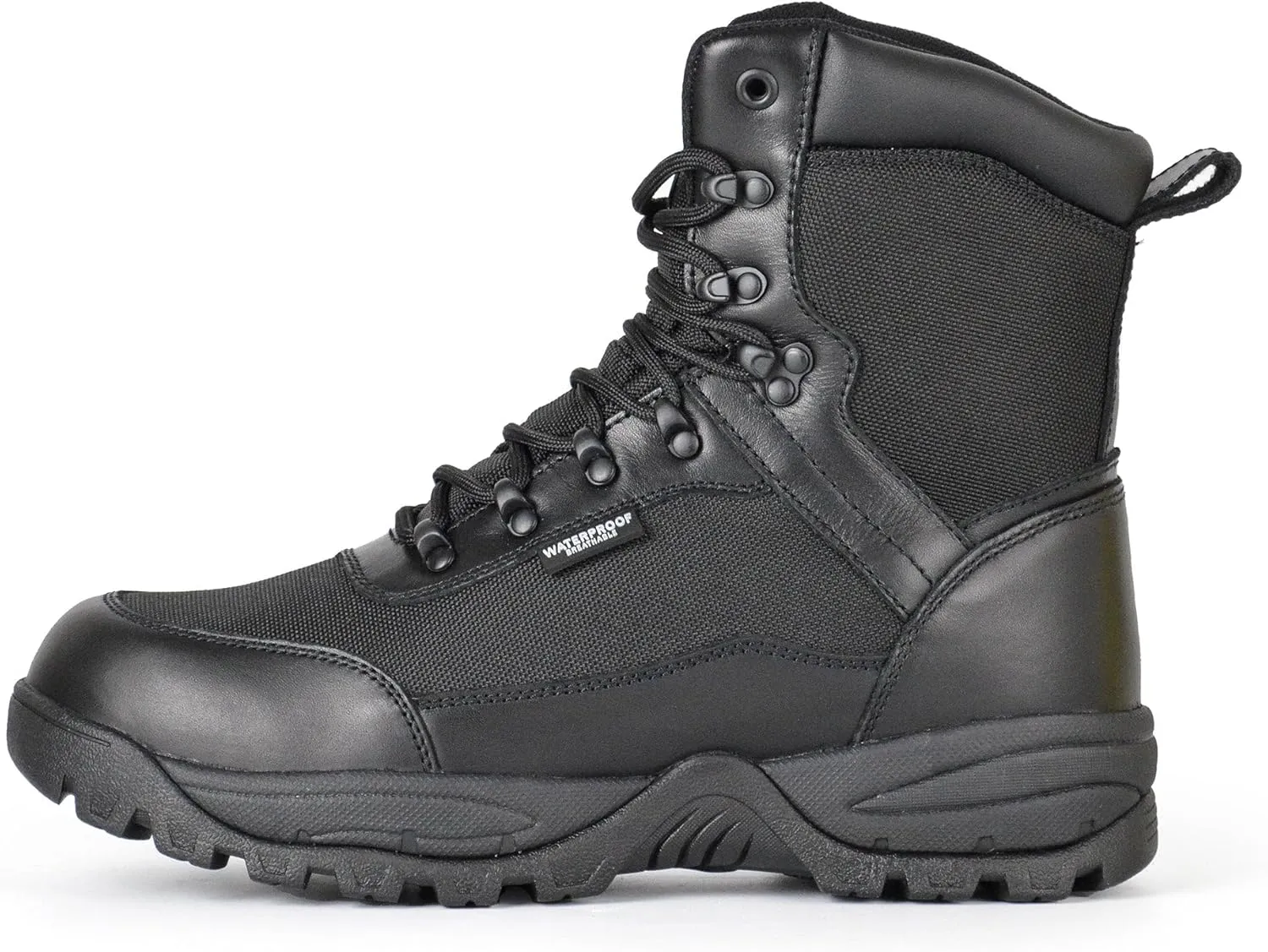 Men's Waterproof Military Tactical Boots Anti-slip Work Boot, 8" Insulated Combat Boots, 400g Thinsulate