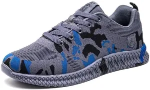 Men's Women's Camo Non Slip Walking Sneakers for Sport Trekking Hiking