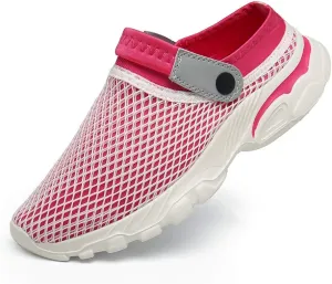 Mens Womens Garden Clogs Shoes Summer Breathable Mesh Sandals Slippers Indoor Outdoor Slippers Quick Drying Water Shoes