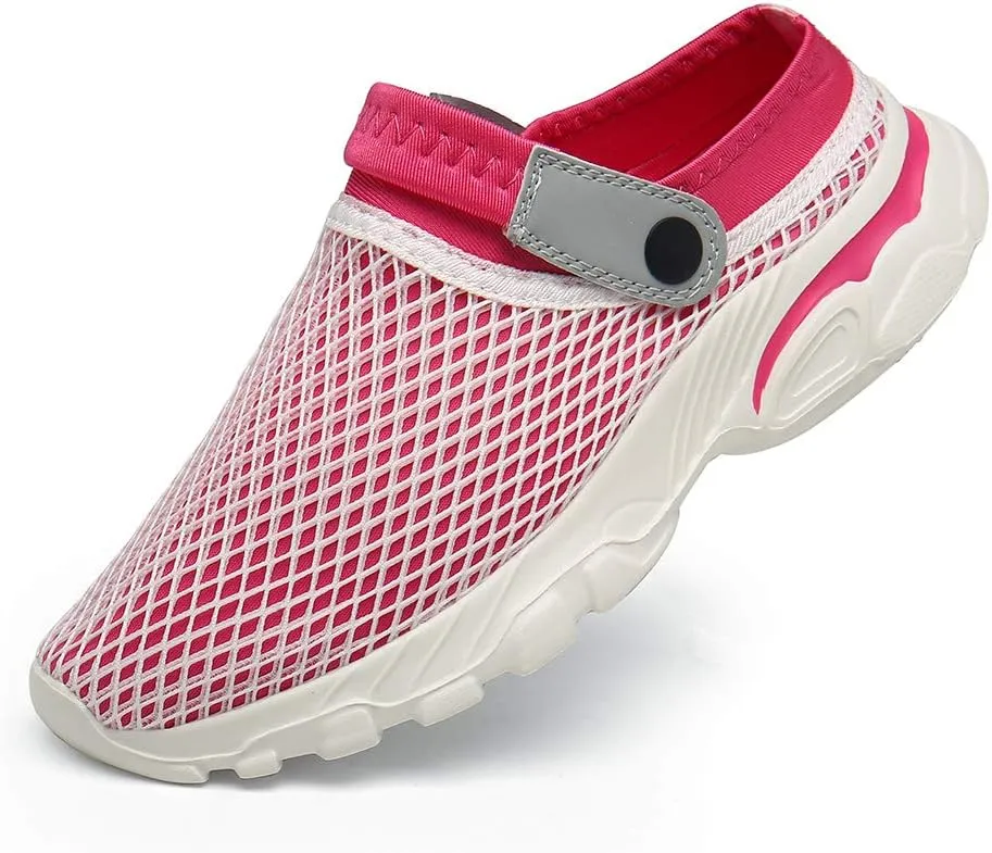 Mens Womens Garden Clogs Shoes Summer Breathable Mesh Sandals Slippers Indoor Outdoor Slippers Quick Drying Water Shoes