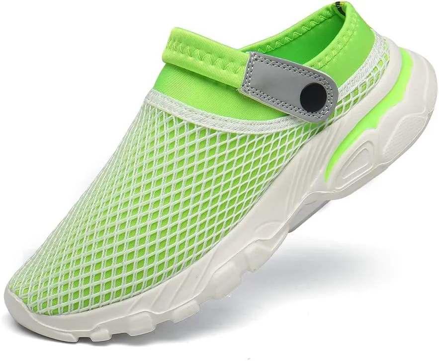 Mens Womens Garden Clogs Shoes Summer Breathable Mesh Sandals Slippers Indoor Outdoor Slippers Quick Drying Water Shoes