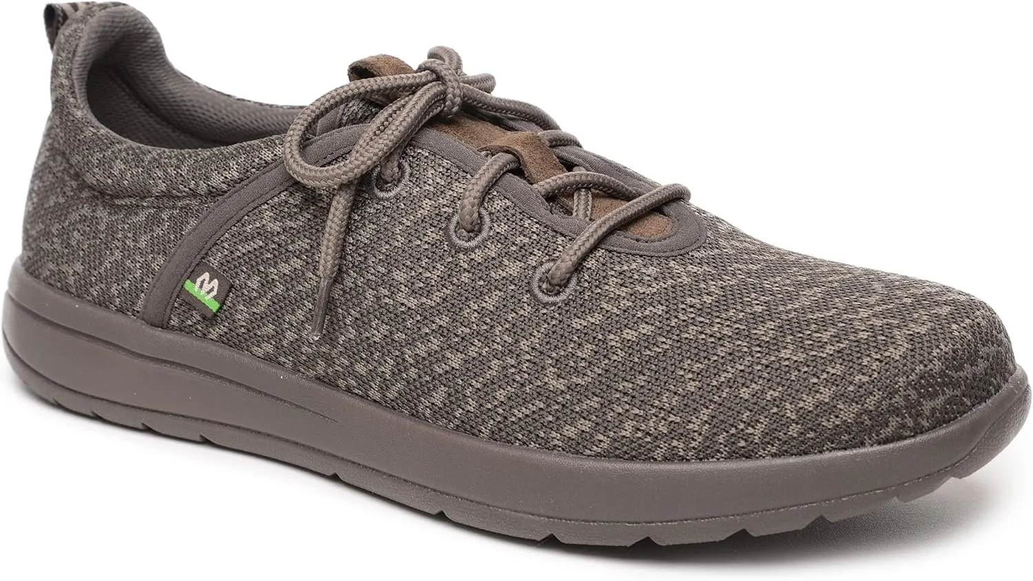 Minnetonka Men’s Eco Anew - Fashion Knit Sneakers Handcrafted with EcoPlush Recycled Insole, 100% Recycled Breathable Mesh Lining and Laces, 70% Sugarcane Sole, and Fabric Upper