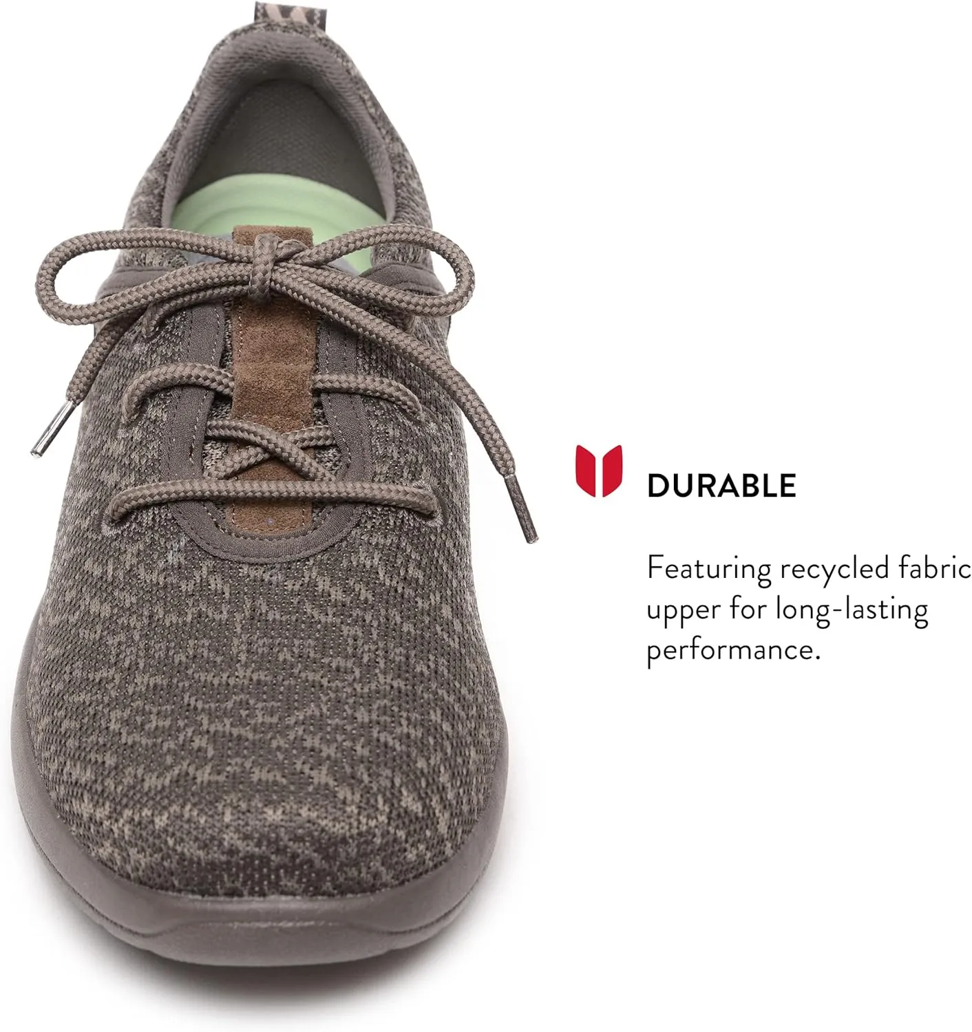 Minnetonka Men’s Eco Anew - Fashion Knit Sneakers Handcrafted with EcoPlush Recycled Insole, 100% Recycled Breathable Mesh Lining and Laces, 70% Sugarcane Sole, and Fabric Upper