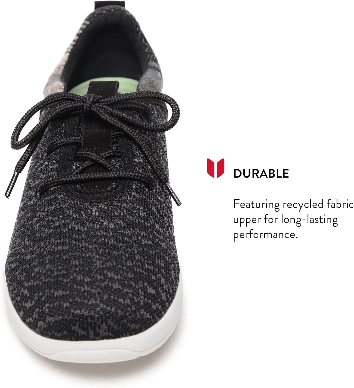 Minnetonka Men’s Eco Anew - Fashion Knit Sneakers Handcrafted with EcoPlush Recycled Insole, 100% Recycled Breathable Mesh Lining and Laces, 70% Sugarcane Sole, and Fabric Upper