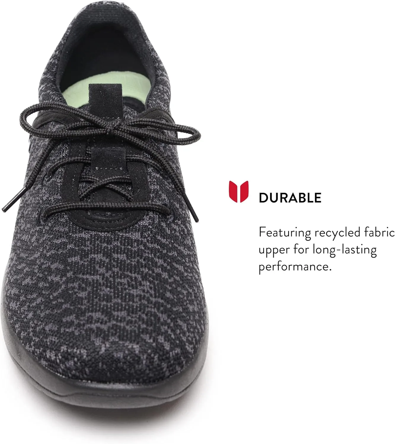 Minnetonka Men’s Eco Anew - Fashion Knit Sneakers Handcrafted with EcoPlush Recycled Insole, 100% Recycled Breathable Mesh Lining and Laces, 70% Sugarcane Sole, and Fabric Upper