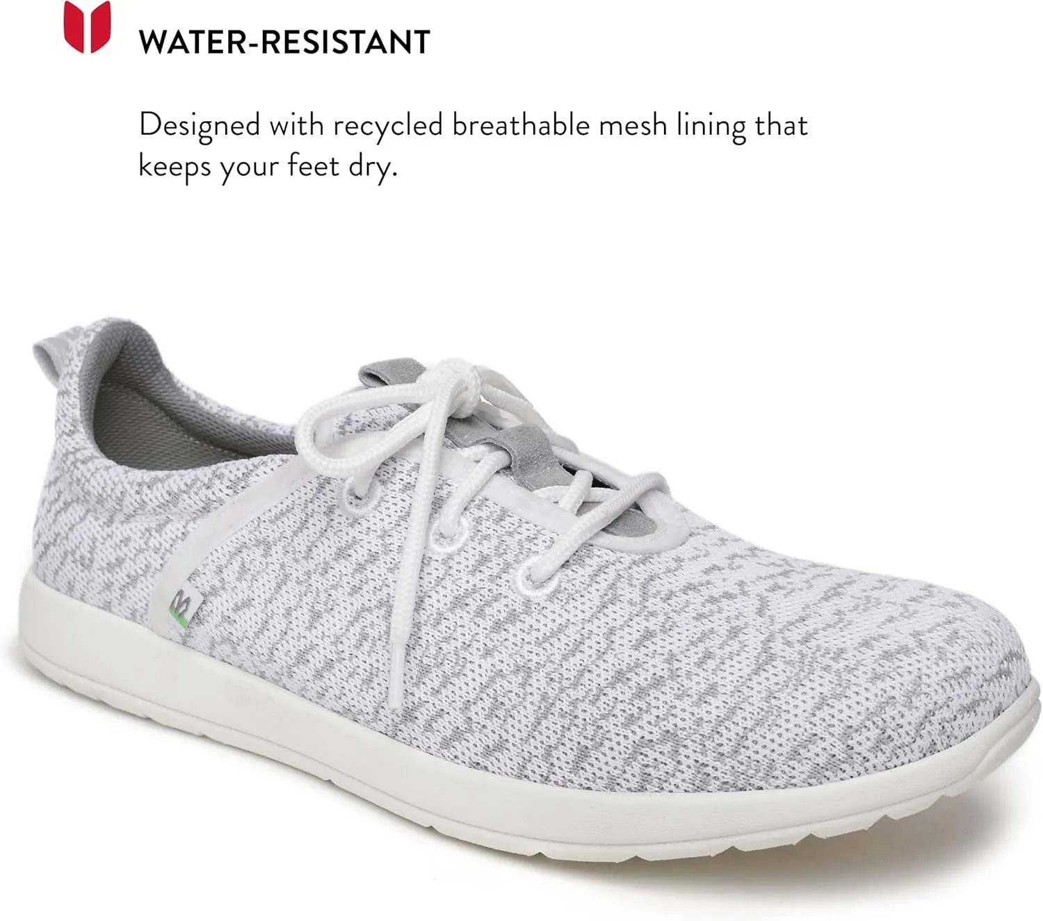 Minnetonka Men’s Eco Anew - Fashion Knit Sneakers Handcrafted with EcoPlush Recycled Insole, 100% Recycled Breathable Mesh Lining and Laces, 70% Sugarcane Sole, and Fabric Upper