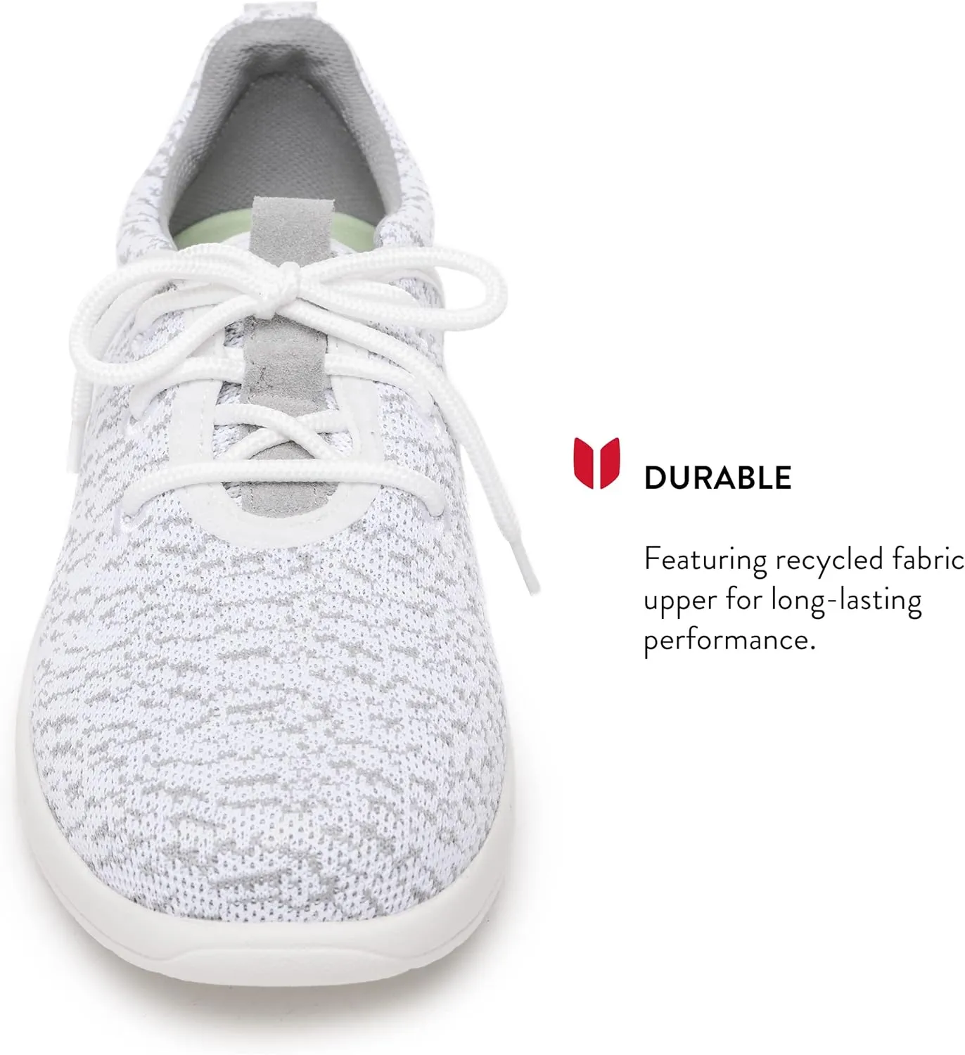 Minnetonka Men’s Eco Anew - Fashion Knit Sneakers Handcrafted with EcoPlush Recycled Insole, 100% Recycled Breathable Mesh Lining and Laces, 70% Sugarcane Sole, and Fabric Upper