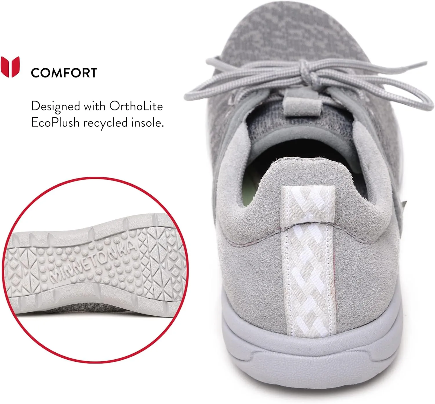 Minnetonka Women’s Ecowise Anew-Knit Casual Sneakers