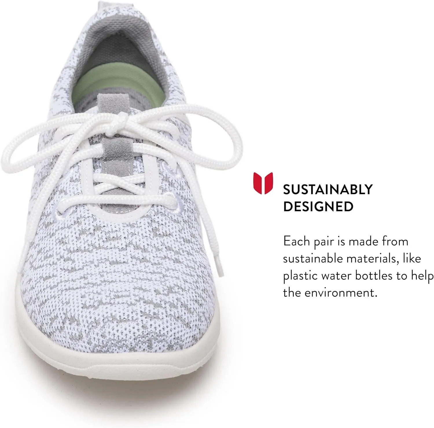 Minnetonka Women’s Ecowise Anew-Knit Casual Sneakers