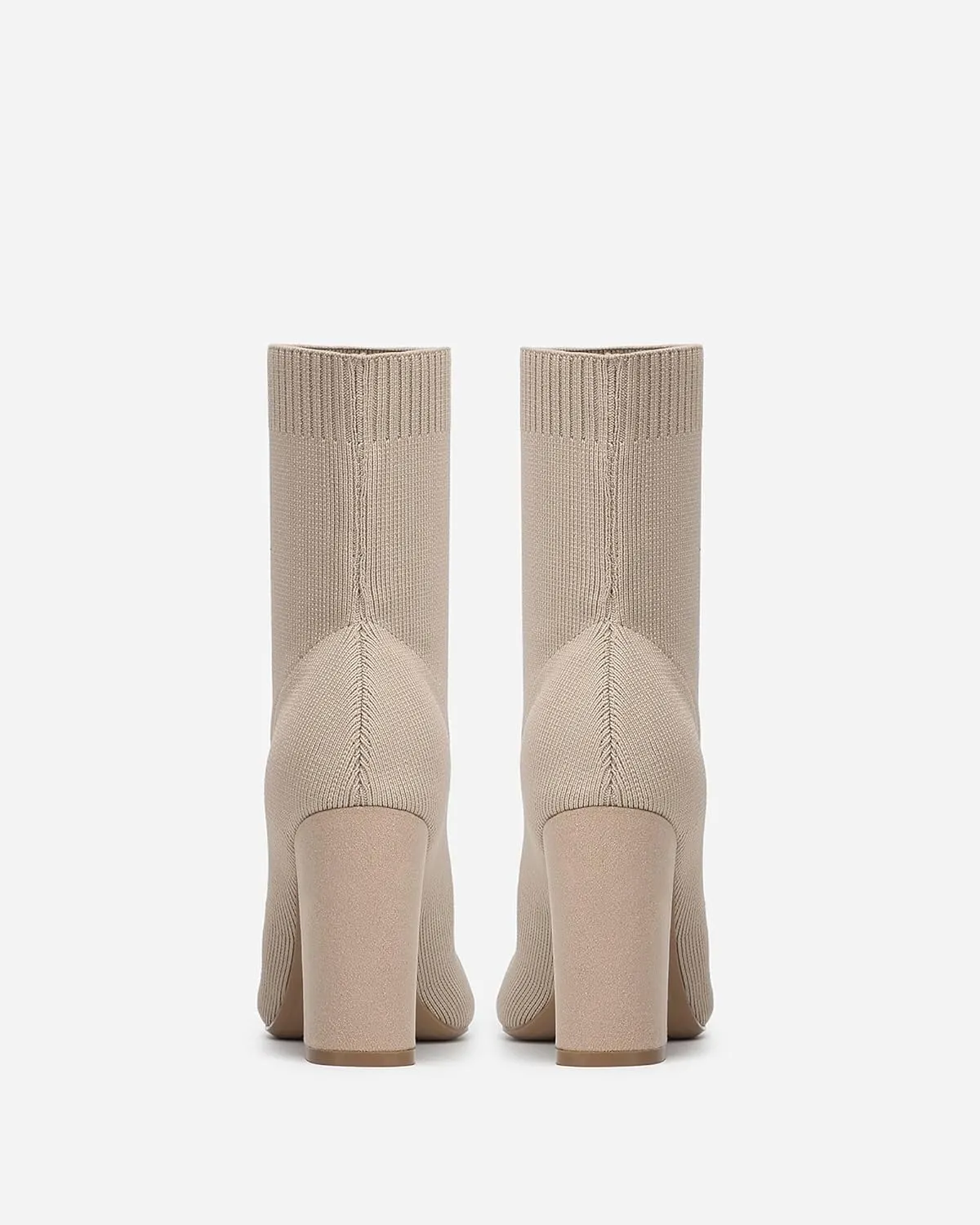 Mousse FIT Women’s Minimalist Pointed Toe Chunky Heeled Ankle Boots