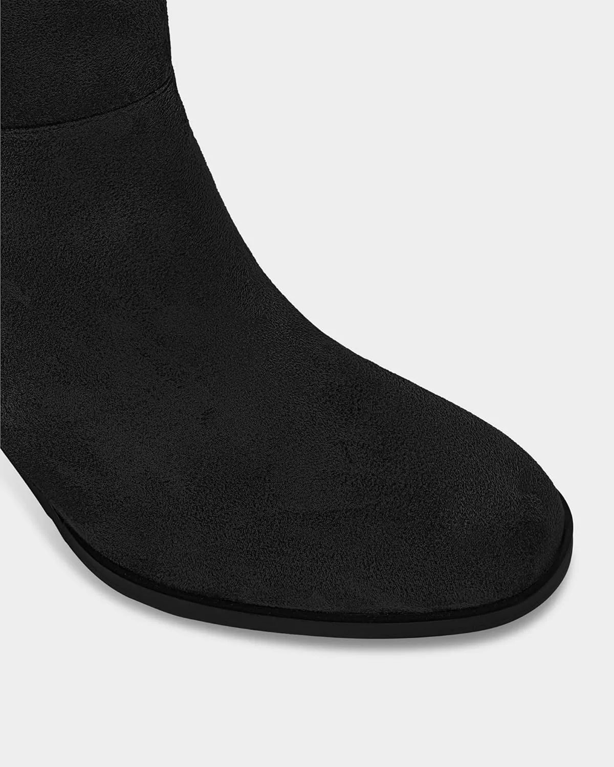 MUCCCUTE Boots for Women Knee High - Chunky Heel Round Toe Pull On Tall Boots Long Boot