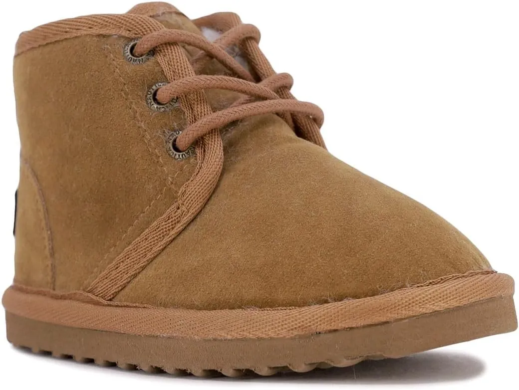 Nautica Kids Boot With Sherpa Fur For Snow And Winter-Warm Ankle Slipper Bootie |Boys-Girls|(Big Kid - Little Kid - Toddler)