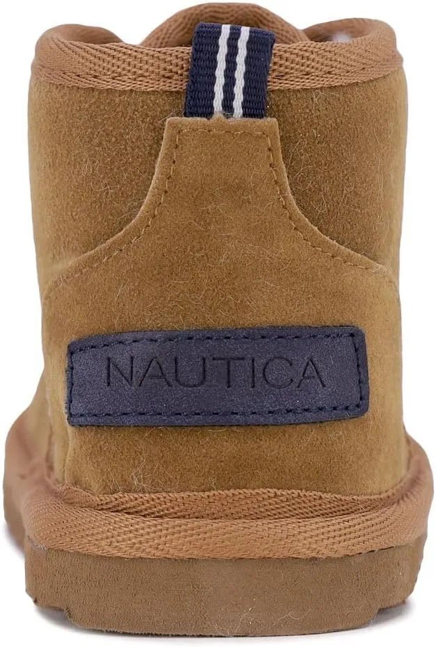 Nautica Kids Boot With Sherpa Fur For Snow And Winter-Warm Ankle Slipper Bootie |Boys-Girls|(Big Kid - Little Kid - Toddler)