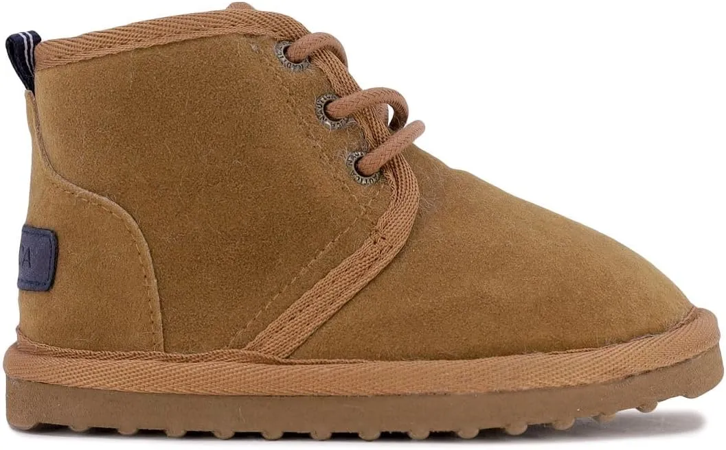 Nautica Kids Boot With Sherpa Fur For Snow And Winter-Warm Ankle Slipper Bootie |Boys-Girls|(Big Kid - Little Kid - Toddler)