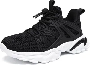 Nihaoya Boys Girls Sneakers Kids Tennis Shoes Lightweight Breathable Mesh Walking Running Shoe for Toddler/Little Kid/Big Kid