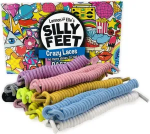 No Tie Shoe Laces for Kids and Adults, Elastic Curly Shoelaces for Sneakers, 10 Pairs in Assorted Colors