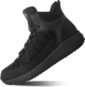 Non Slip Work Boots for Men Shoes Slip on Waterproof Slip Resistant Boots Kitchen Chef Restaurant Walking Sneakers Comfortable Food Service Working Footwear Leather