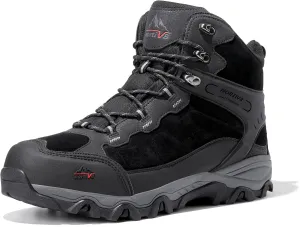 NORTIV 8 Men's Waterproof Hiking Boots Outdoor Mid Trekking Lightweight Mountaineering Shoes Paladin