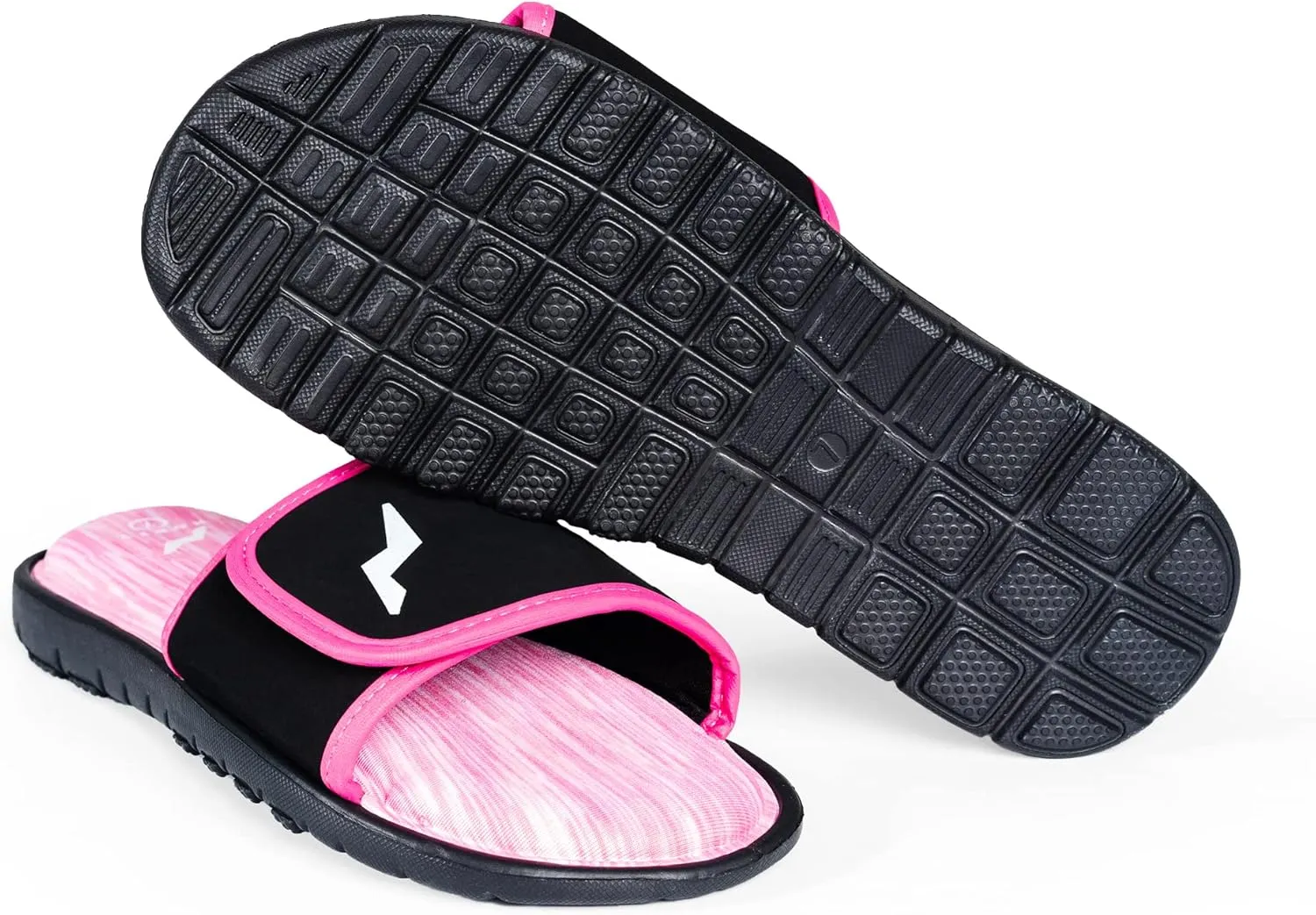 NORTY - Womens Memory Foam Footbed Sandals - Beach, Pool, Shower - Runs 1 Size Small