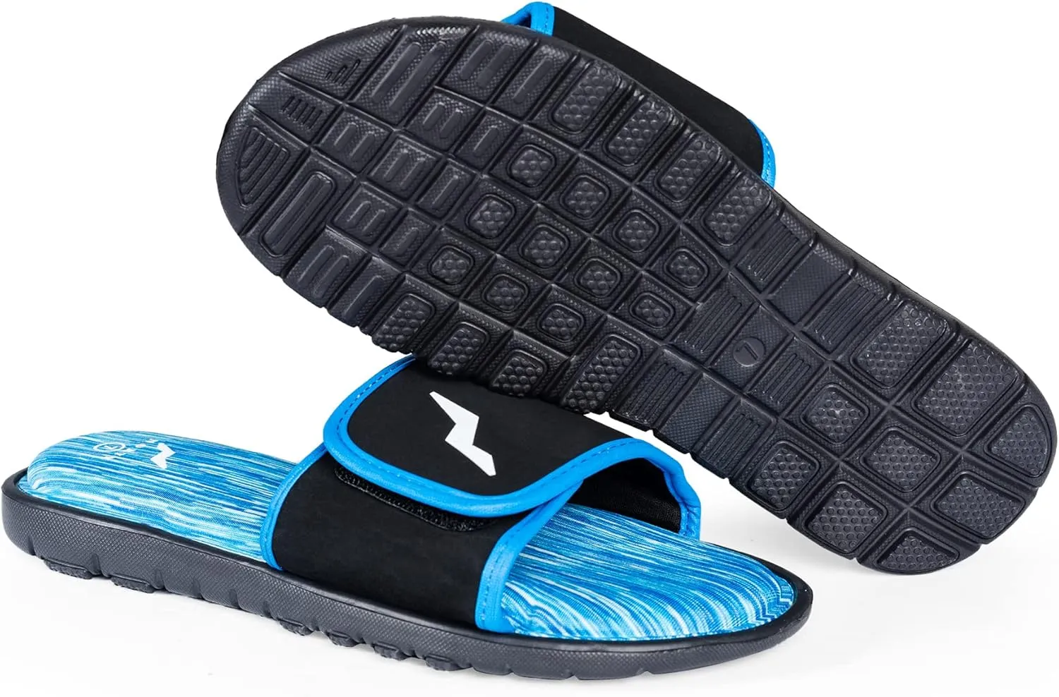 NORTY - Womens Memory Foam Footbed Sandals - Beach, Pool, Shower - Runs 1 Size Small