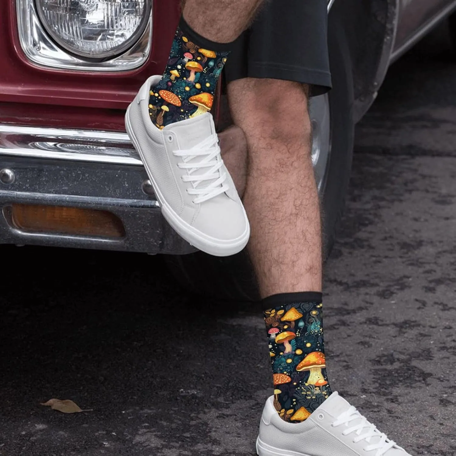 Novelty Fun Crew Socks Fashion Comfortable Men And Women Crazy Dress Socks
