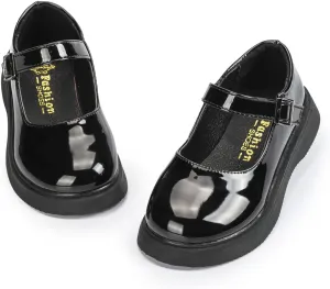 Oamico Toddler Girls Dress Shoes Loafers School Uniform Mary Jane Flats Thick Non-Slip Sole Casual Shoe (Toddler/Little Kids)