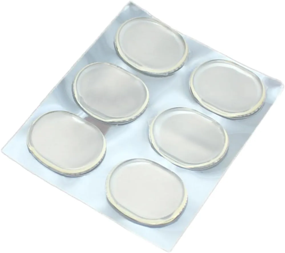 Pack Pack of Transparent Silicone Gel Back Heel Cushion Pads Skid Resistant Inserts for Relief High Heels Sandals and Flats for Long Walks and Dancing