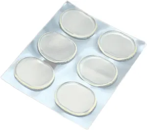 Pack Pack of Transparent Silicone Gel Back Heel Cushion Pads Skid Resistant Inserts for Relief High Heels Sandals and Flats for Long Walks and Dancing