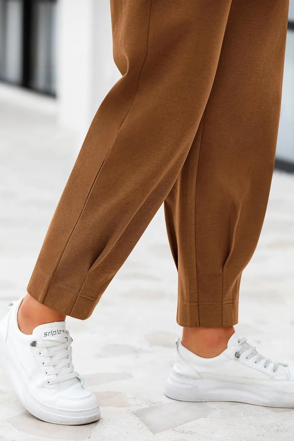 PRETTYGARDEN Women's High Waisted Pants Dressy Casual Ankle Length Work Office Trouser Slacks with Pockets