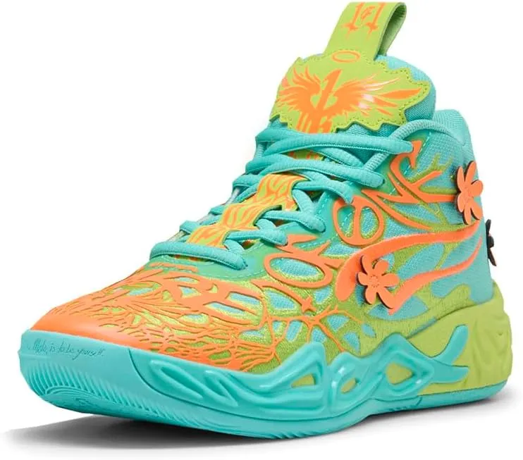 Puma Kids Boys Mb.04 Sd Basketball Sneakers Shoes - Green