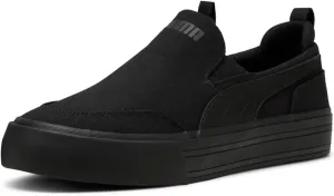 PUMA Men's Court Classic Vulc Slip On Shoes, White, 11.5
