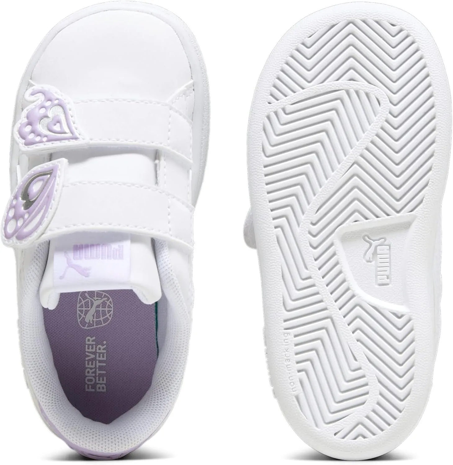 PUMA Unisex-Child Smash Hook and Loop Sneaker