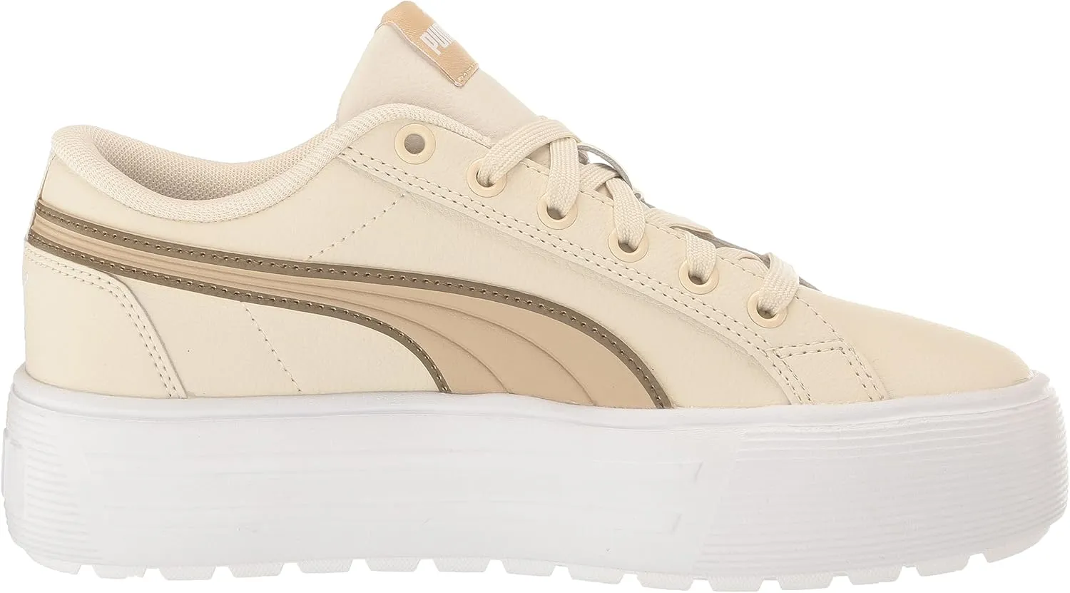 PUMA Women's Kaia 2.0 Mid Shoes, White-ICY Blue-Electric Blush, 11