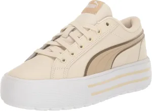 PUMA Women's Kaia 2.0 Mid Shoes, White-ICY Blue-Electric Blush, 11