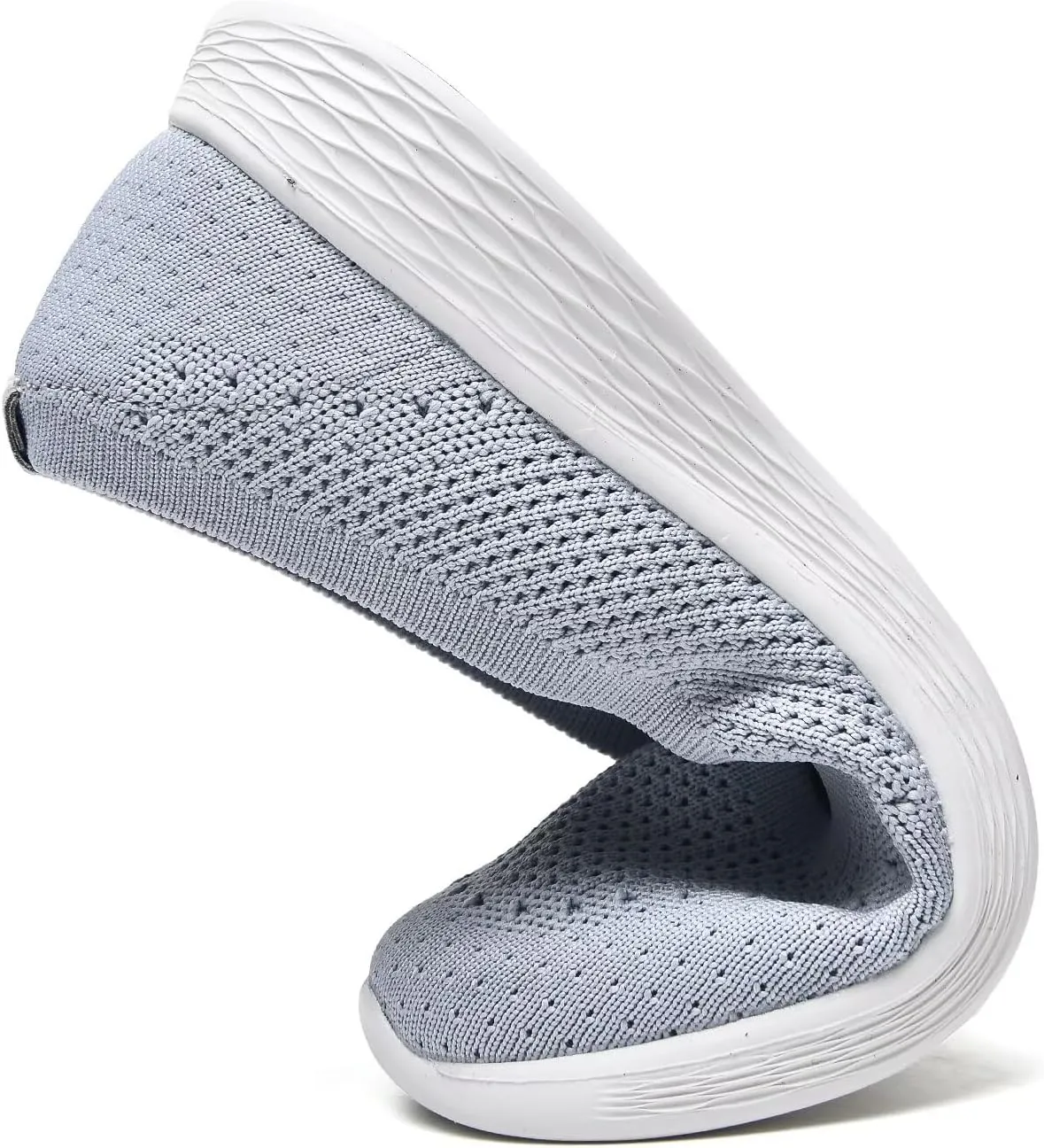 Puxowe Women's Shoes for Women Round Toe Slip on Women's Walking Flat Shoes Memory Foam Shoes Mesh Casual Nurse Sneakers Dress Shoes