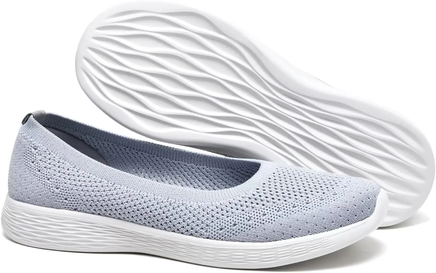 Puxowe Women's Shoes for Women Round Toe Slip on Women's Walking Flat Shoes Memory Foam Shoes Mesh Casual Nurse Sneakers Dress Shoes
