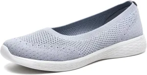Puxowe Women's Shoes for Women Round Toe Slip on Women's Walking Flat Shoes Memory Foam Shoes Mesh Casual Nurse Sneakers Dress Shoes