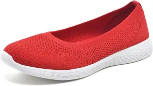 Puxowe Women's Shoes for Women Round Toe Slip on Women's Walking Flat Shoes Memory Foam Shoes Mesh Casual Nurse Sneakers Dress Shoes
