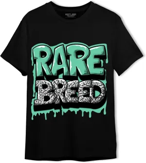 Rare Breed Unisex Shirt Matching AJ 3s Green Glow,Urban Clothing, Black, White